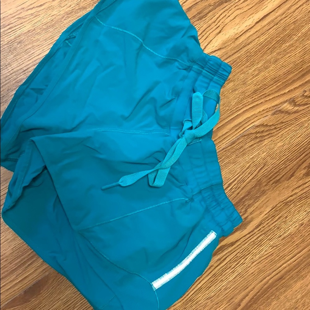 Lululemon Teal Athletic Shorts